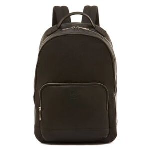 backpack in leather color black